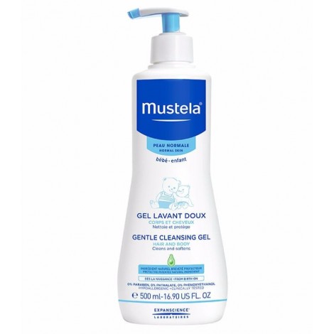 Mustela Bébé Dermo-Nettoyant Gel Lavant Sans Savon (500ml) 