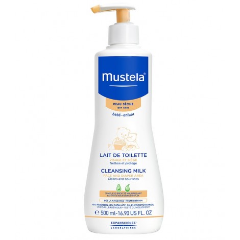 Mustela Lait De Toilette Bébé (500 Ml)