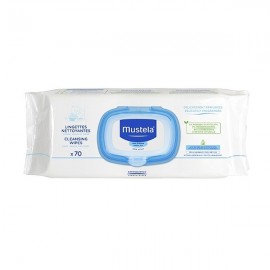 Mustela lingettes dermo apaisantes 70 unités (Mustela Lingettes nettoyantes 70 unités)