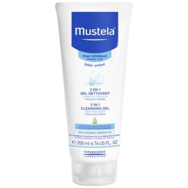 Mustela bébé 2 en 1 cheveux et corps (200ml) (Mustela bébé 2 en 1 Gel nettoyant (200ml)