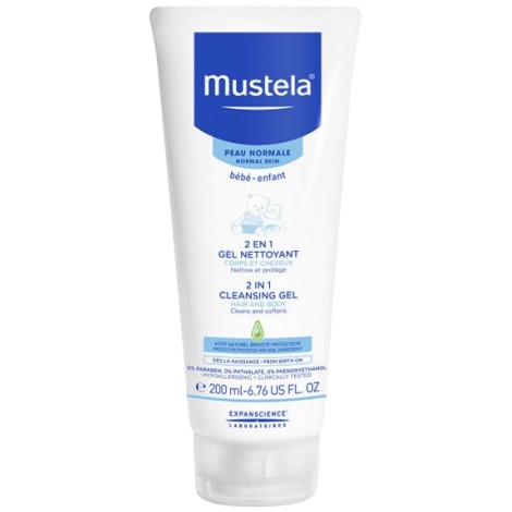 Mustela 2 en 1 Cheveux et Corps 200 ml