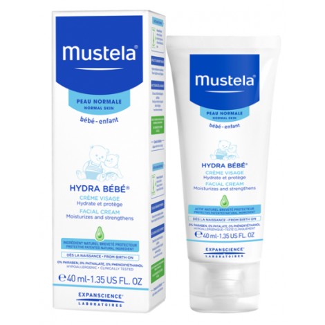 Mustela Hydra Bébé Crème Visage (40 ml)