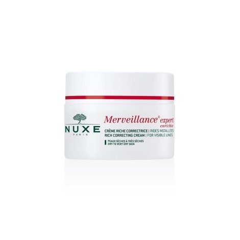 Nuxe Merveillance Expert Crème Riche Correctrice pour Peaux Sèches à très Sèches (50 ml)