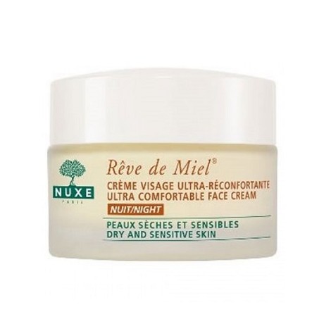 Nuxe rêve de miel crème visage ultra-réconfortante jour (50 ml)