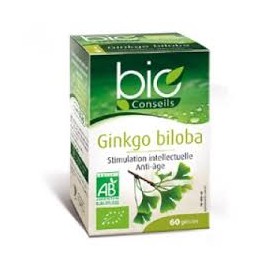 Bio conseils ginkgo biloba stimulation intellectuelle anti-age 60 gélules