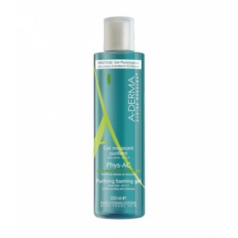 Aderma Gel Moussant Purifiant Phys-Ac 200 Ml