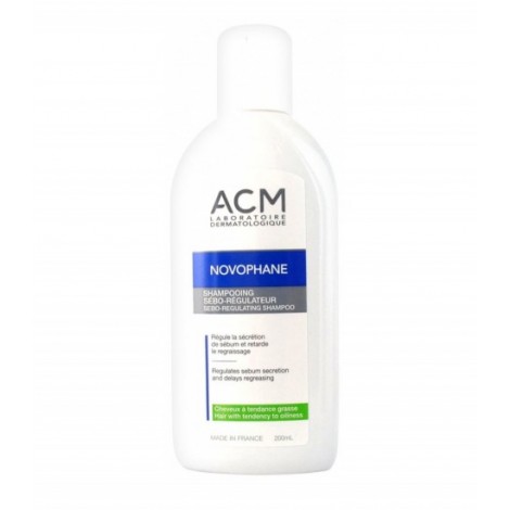 Acm Novophane Shampooing Sébo Régulateur 200 Ml