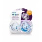 Avent 2 Sucettes De Nuit - Silicone 6-18 Mois Lot De 2