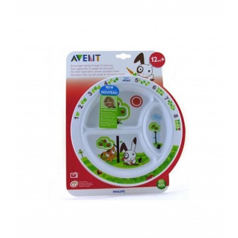 Avent Assiette Divisee 12 M+