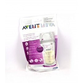 Avent 25 Sachets de Conservation Du Lait Maternel 180 ml