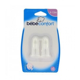 Bébé Confort 2 Doigtiers Souples Silicone 3-12 Mois