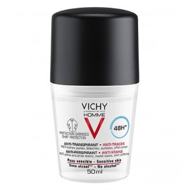 Vichy Homme Déodorant Anti-Transpirant 48h Roll-on Anti-traces (50ml)