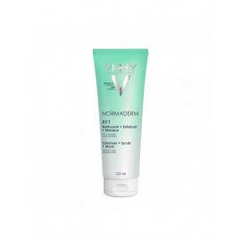 Vichy Normaderm 3 en 1 Exfoliant Nettoyant Masque (125 ml)