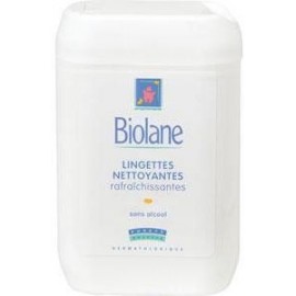 Biolane Boîtier (72) Lingettes Nettoyantes Rafraîchissantes