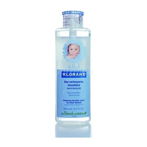 Klorane Eau Nettoyante Micellaire Sans Rinçage 500ml