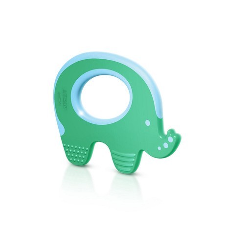 Anneau de dentition éléphant vert - 3 mois et plus