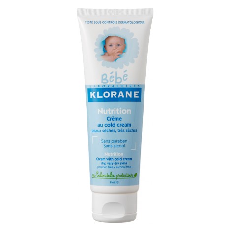 Klorane Crème nutritive au Cold Cream pour bébé (40 ml)