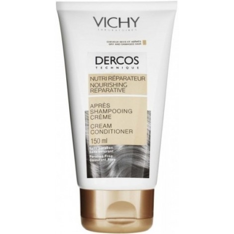 Vichy Dercos Après Shampooing Nutri-Réparateur kératino-complexe nouveau (150 ml)