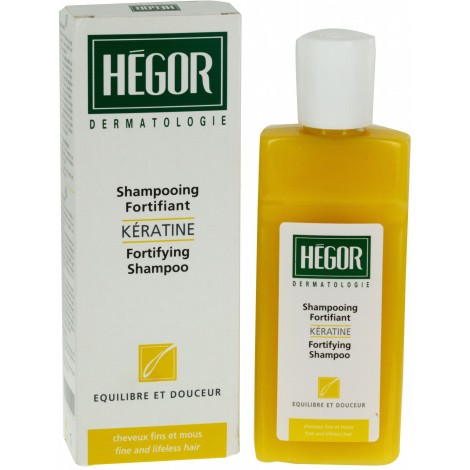 HEGOR SHAMPOOING FORTIFIANT A LA KERATINE CHEVEUX FINS ET MOUS