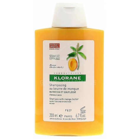 Klorane Shampooing Nutritif Beurre de Mangue (200 ml)
