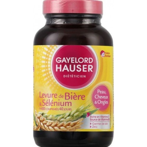 Levure de Bière et Sélénium de Gayelord Hauser 400 gélules