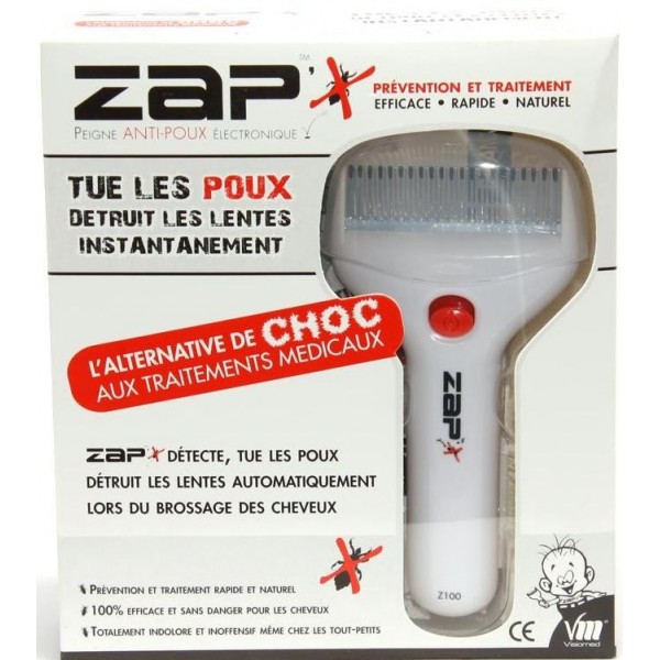 Zap'X Peigne anti-poux électronique