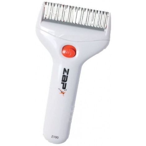 Peigne Anti-Poux Électrique V-Comb - Blanc