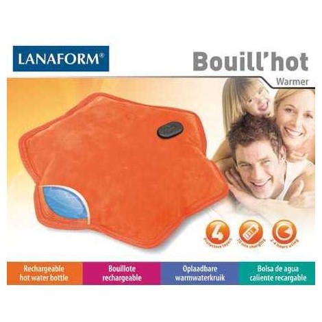 Lanaform Bouill'hot- Bouillote rechargeable autonomie jusqu'à 4h - Reacharge en 10 min