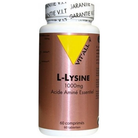 VIT'ALL+ L-Lysine 1000mg 60 comprimés
