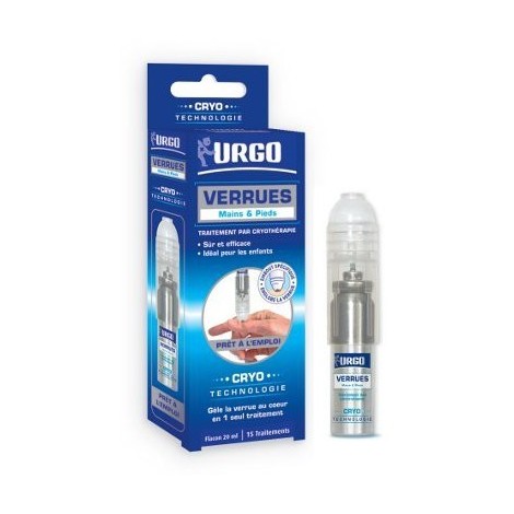 Urgo Verrues Mains et Pieds, traitement par cryothérapie ( 38 ml)