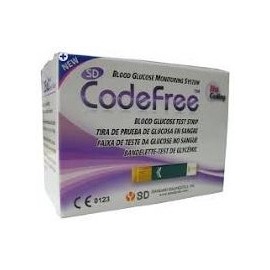 Codefree 50 Bandelettes Sans Code Pour Le SD Codefree Lecteur De Glycémie