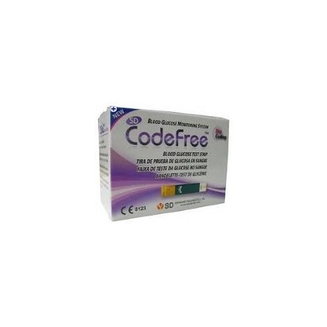 Codefree 50 bandelettes sans code pour le SD Codefree lecteur de glycémie