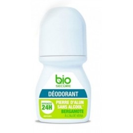 Bio Secure Deodorant Bille À La Bergamote Pierre D'alun Sans Alcool (50 Mml)