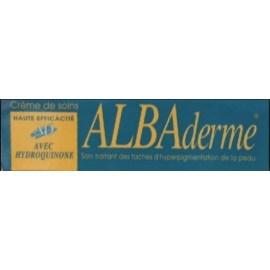 Albaderme Crème Eclaircissante Haute Efficacité avec Hydroquinone(50 Ml)