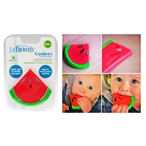 Dr Brown's anneau de dentition pastèque coolees sans BPA