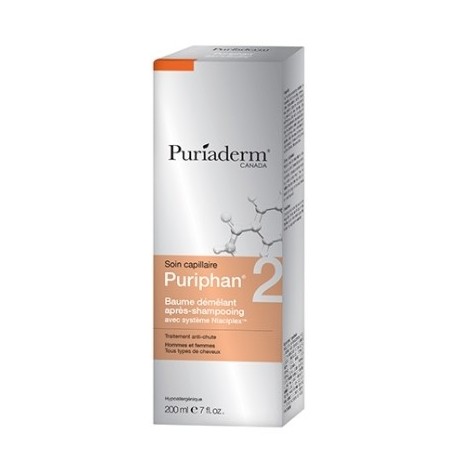 Puriaderm Puriphan Baume Démêlant Apres Shampooing Hommes - Femmes 200ml