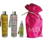 MOOI COFFRET CADEAU 1 ( FIGUE 30 ML + ARGAN 100 ML + ROSE 100 ML) + COFFRET EN BOIS MOOI