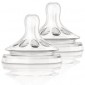 Avent Natural 2 Tétines (choix de taille) Nouveau