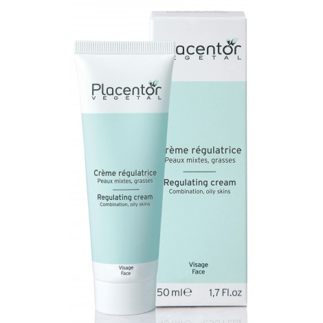 Placentor Vegetal Crème Régulatrice Peaux Mixtes à Grasses 50 ml