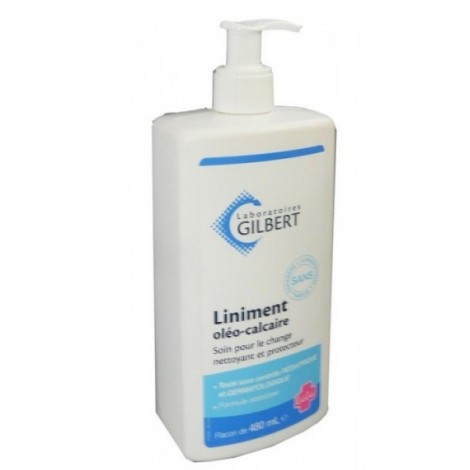 Gilbert Liniment Oléo-Calcaire Stabilisé Pompe (480 Ml)