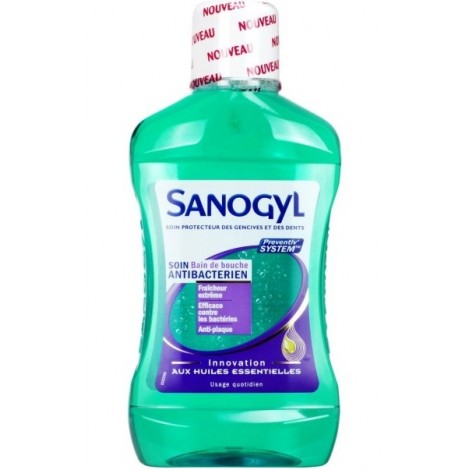 Sanogyl Bain De Bouche Antibactérien Au Huiles Essentielles (500ml)