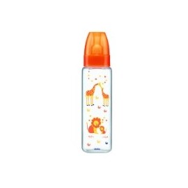 Dodie Biberons Col Etroit 330ml Orange Safari