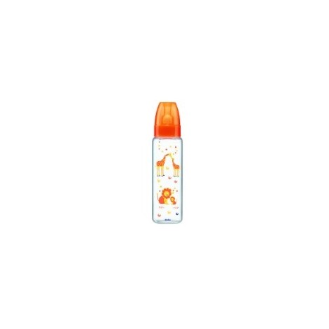 Dodie Biberons Col Etroit 330ml Orange Safari