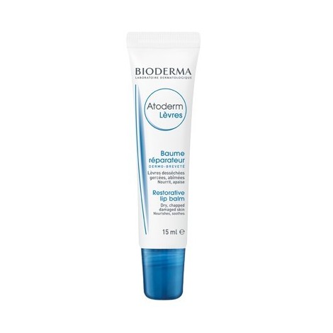 Bioderma Atoderm baume reparateur lèvres gercées tube 15ml