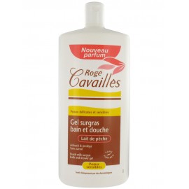 Rogé Cavaillès Gel Surgras Bain Et Douche Lait De Pêche (750 Ml)