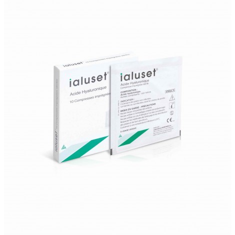 Ialuset 10 Compresses Imprégnées 