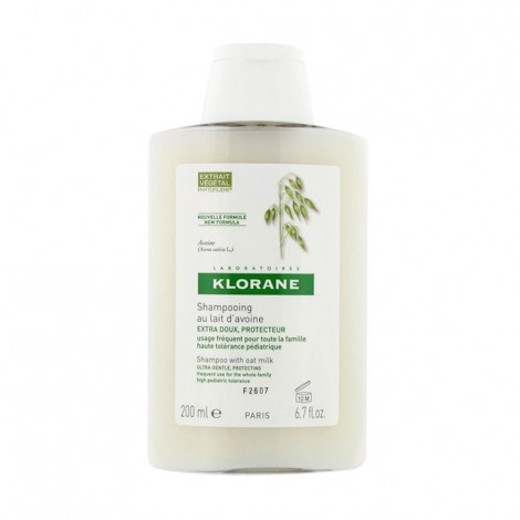 Klorane Shampoing Au Lait D'avoine Flacon (200 Ml)