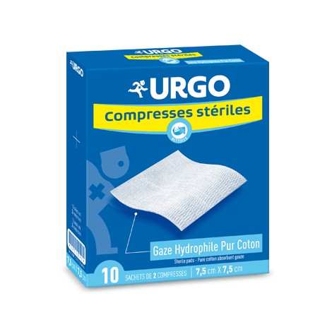Urgo Compresses Stériles 30*30 (10 compresses)