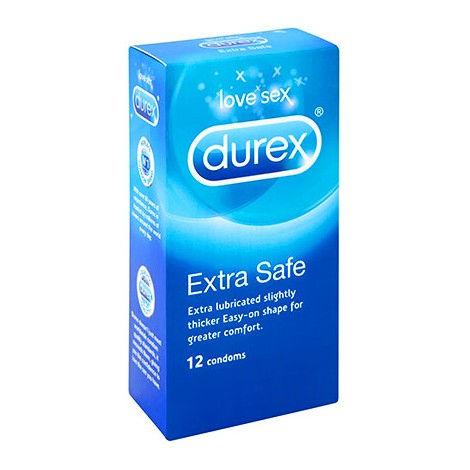 Durex Boite de 12 Présérvatifs Extra Safe