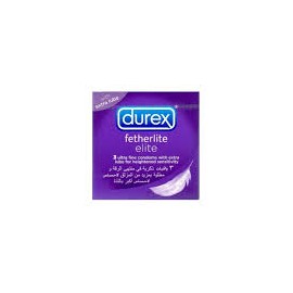 Durex boite de 3 préservatifs Fetherlite Elite